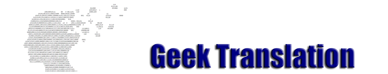 Geek Translation Logo
